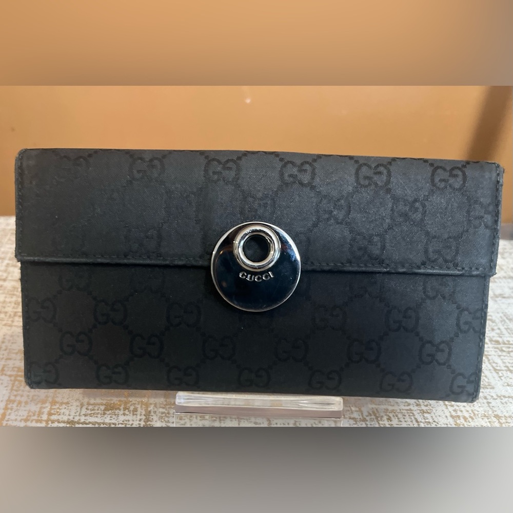 Gucci Monogram Euc Eclipse Continental Wallet Wit… - image 2